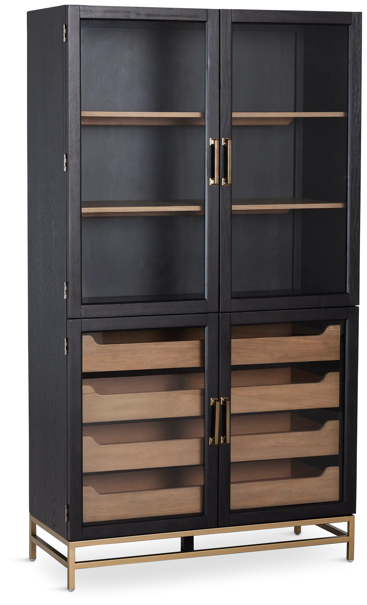 Provo Dark Tone Curio Cabinet