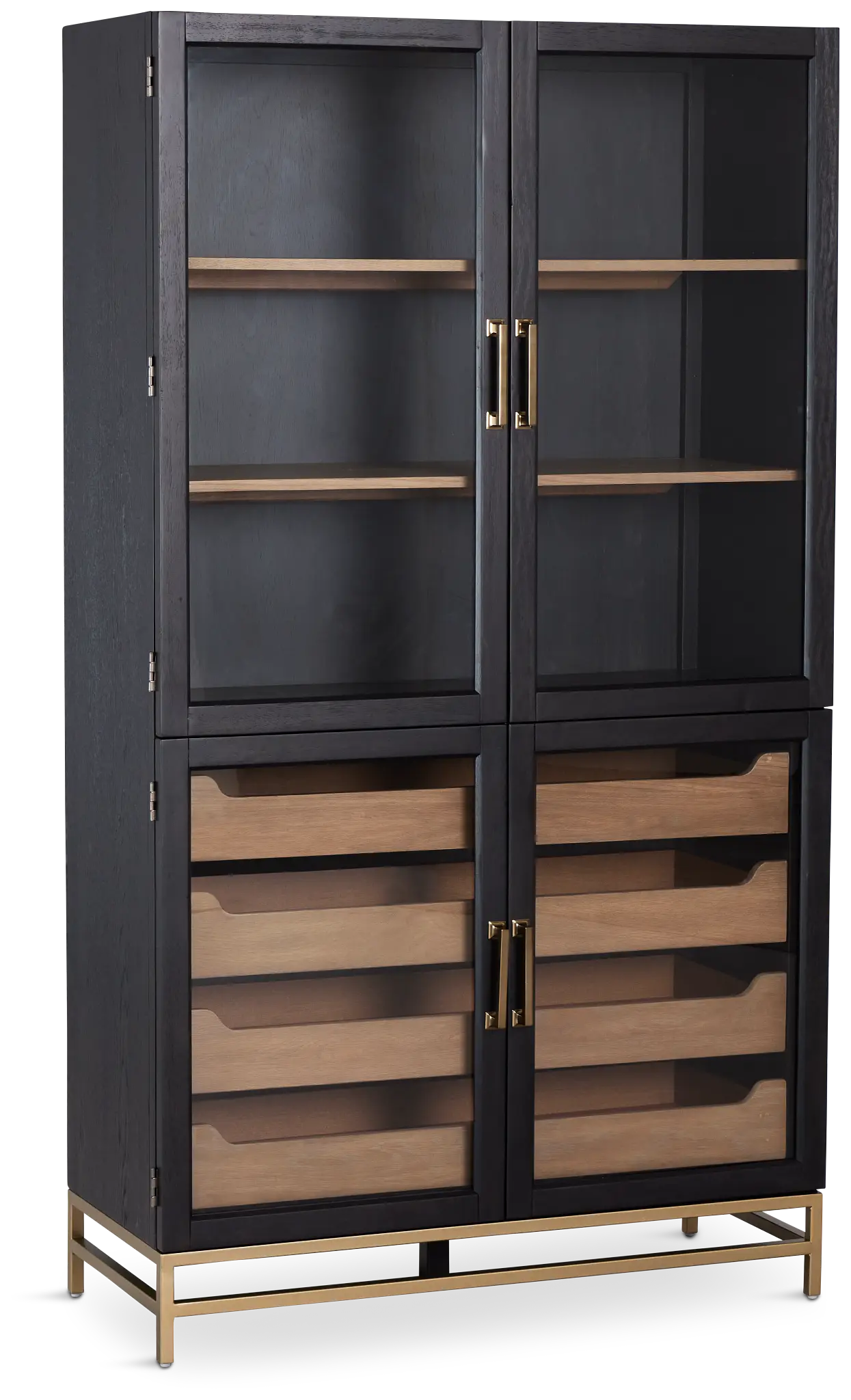Provo Dark Tone Curio Cabinet Provo Dark Tone Curio Cabinet