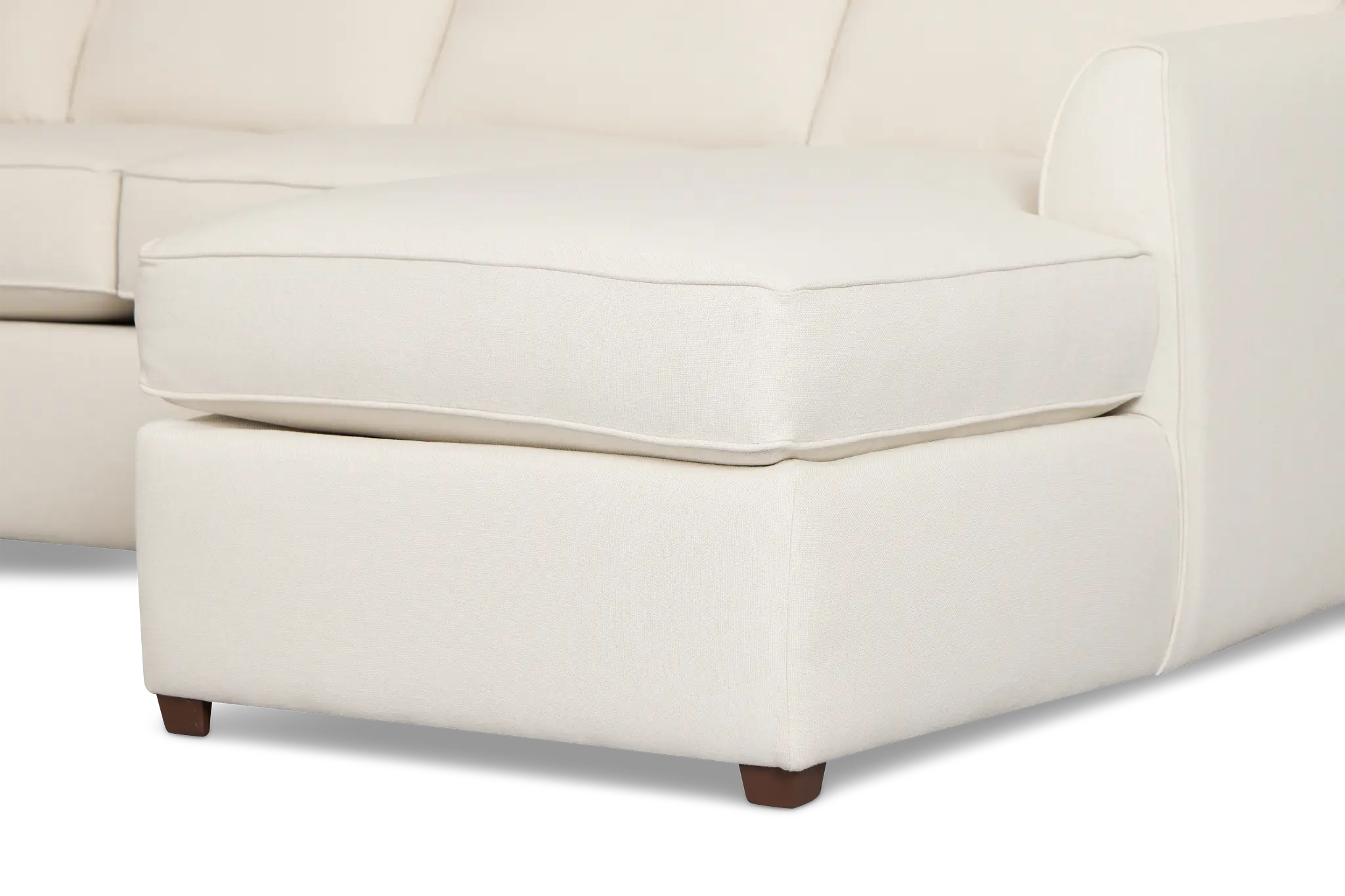 Tate Light Beige Fabric Large Right Chaise Sectional Tate Light Beige Fabric Large Right Chaise Sectional