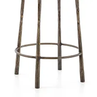Four Hands Marty Brass Metal 24" Barstool