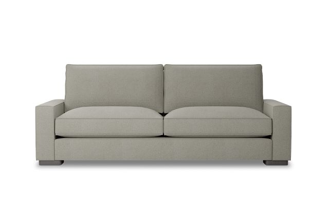 Edgewater Elite Gray 96" Sofa W/ 2 Cushions