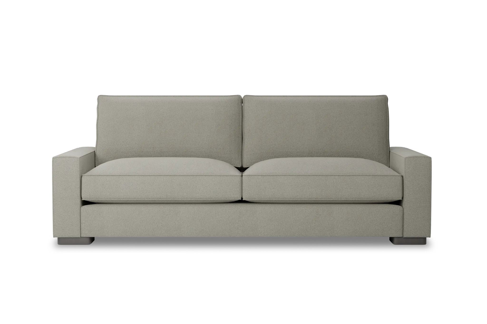 Edgewater Elite Gray 96" Sofa W/ 2 Cushions