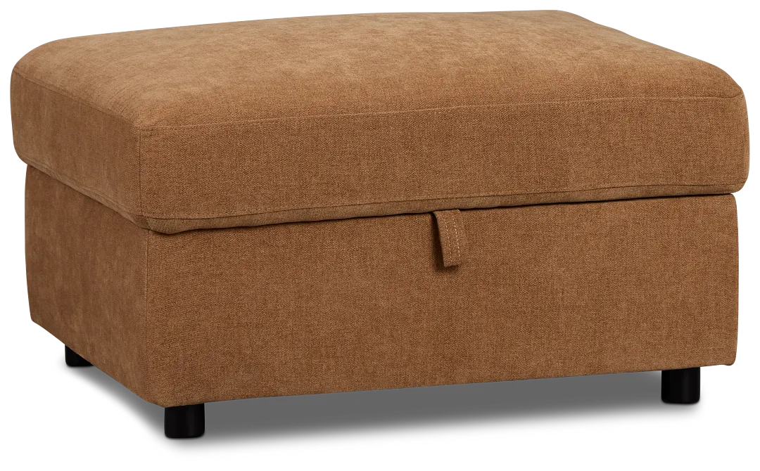 Addie Brown Fabric Storage Ottoman