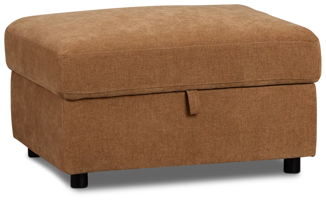 Addie Brown Fabric Storage Ottoman Addie Brown Fabric Storage Ottoman