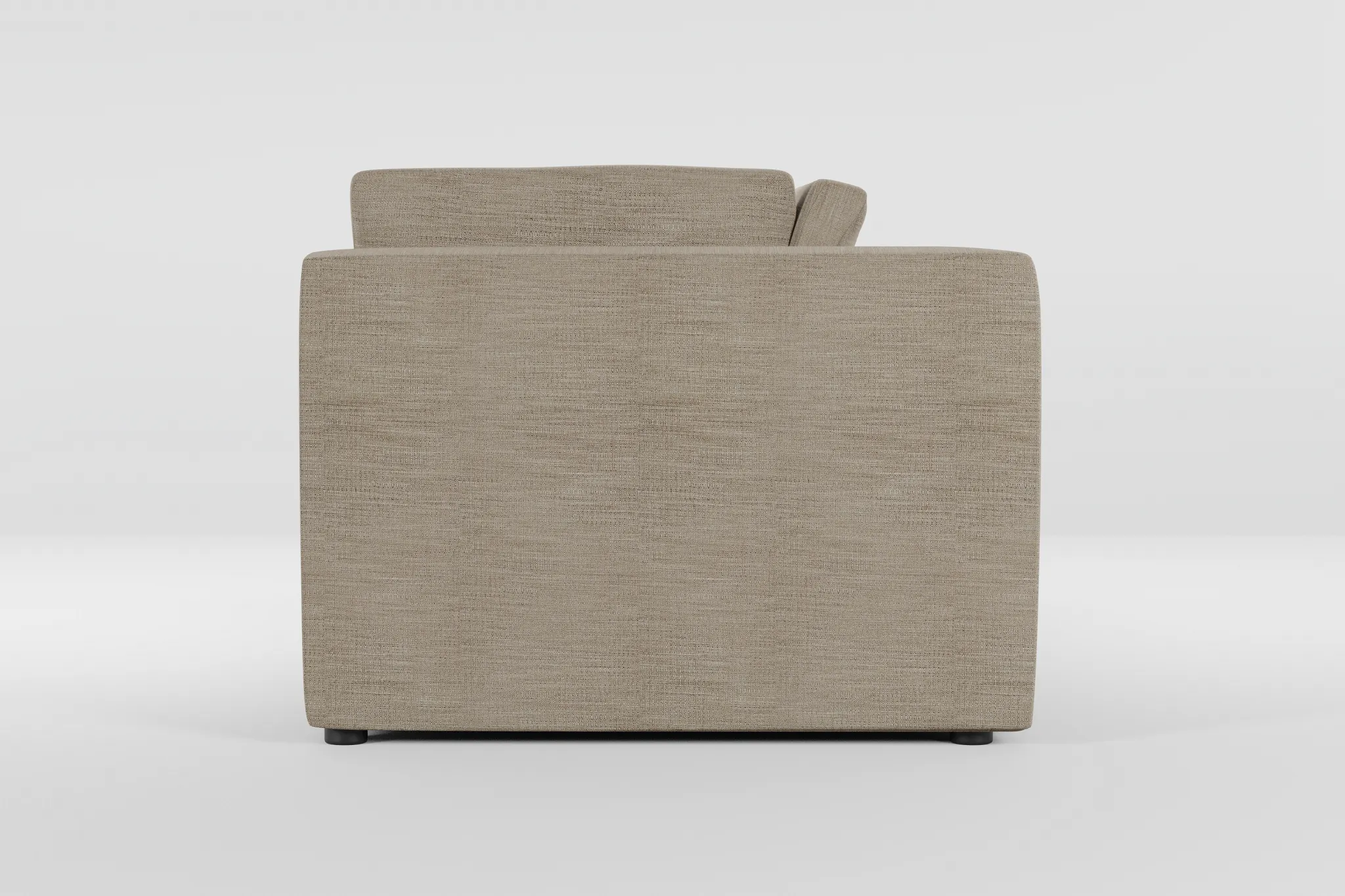Destin Victory Taupe Fabric 2-piece Modular Sofa