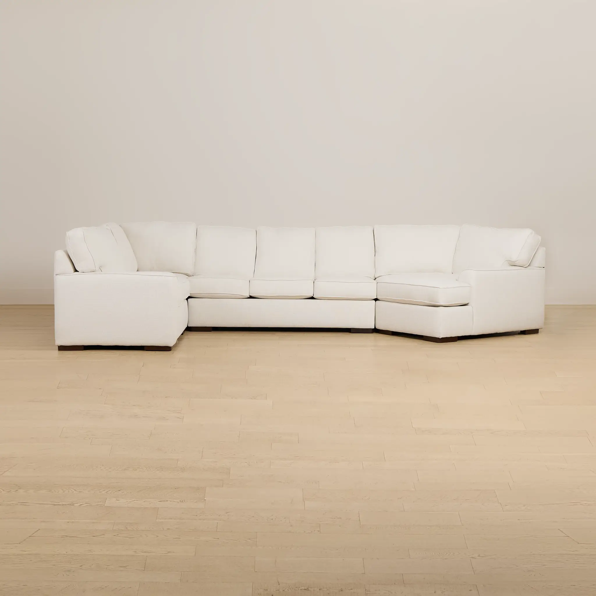 Sinclair Light Beige Fabric Right Cuddler Innerspring Sleeper Sectional Sinclair Light Beige Fabric Right Cuddler Innerspring Sleeper Sectional