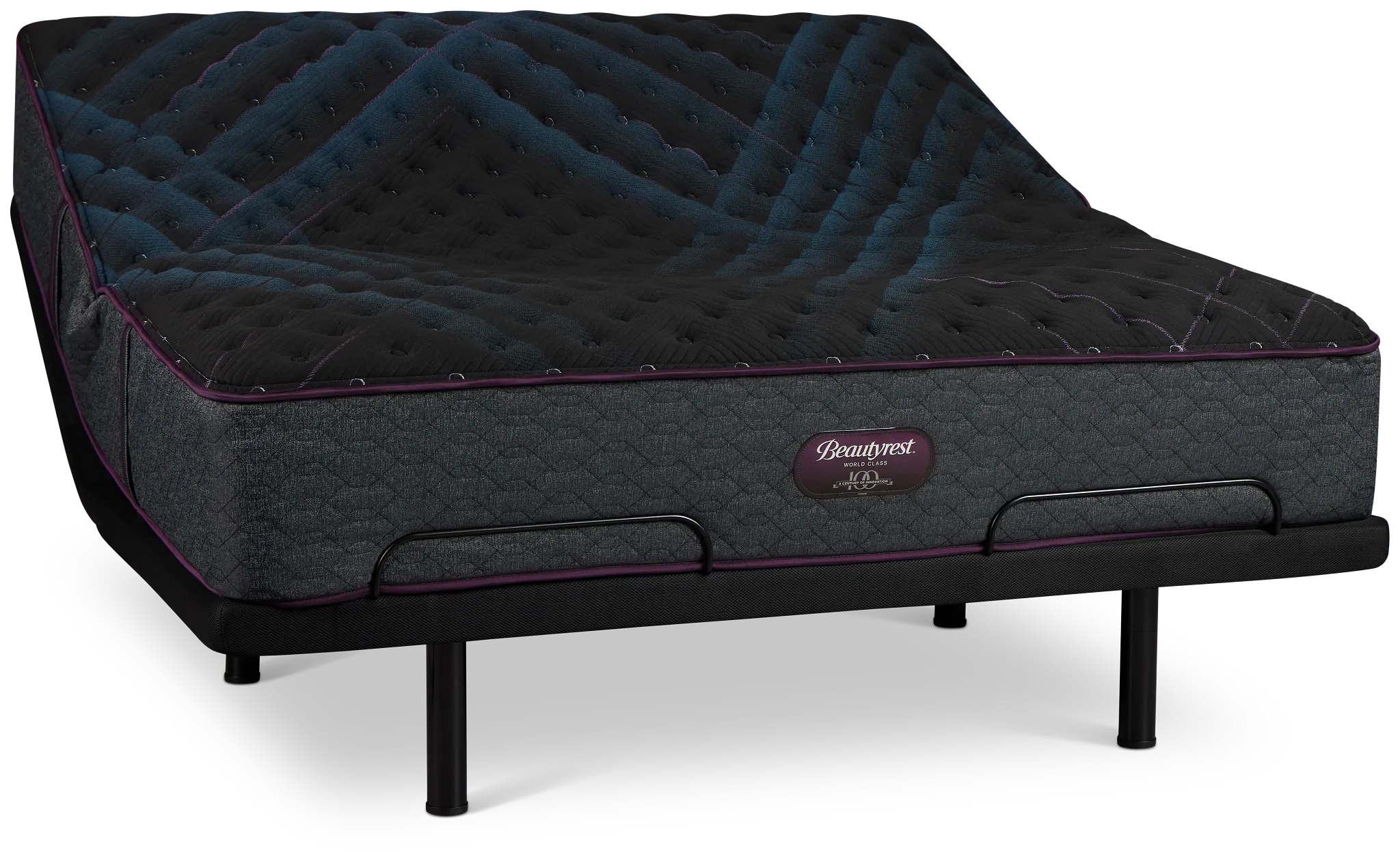 Beautyrest World Class Level 3 Extra Firm Deluxe Adjustable Mattress Set