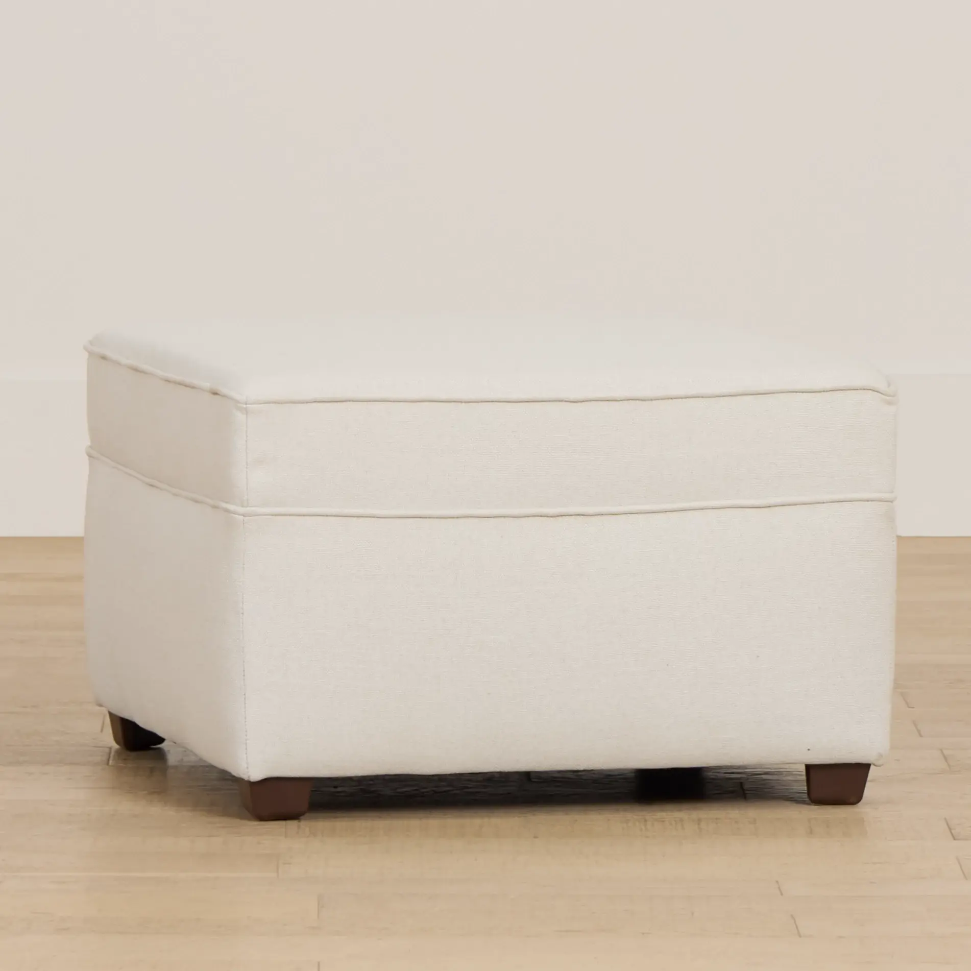 Tate Light Beige Fabric Ottoman Tate Light Beige Fabric Ottoman