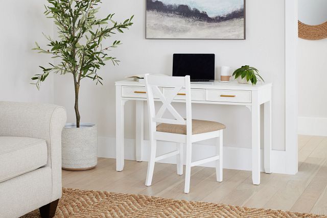 Jamestown White Desk Chair