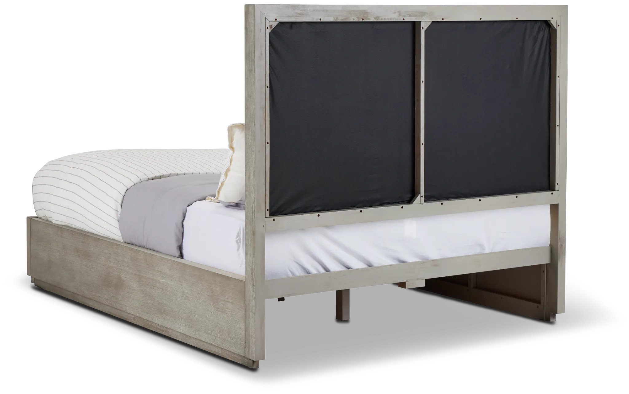 Madden Light Tone Wood Platform Bed