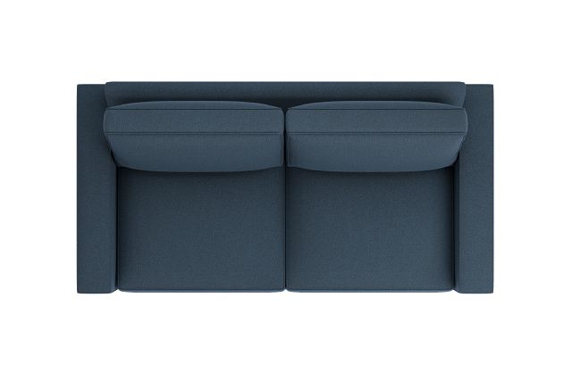 Edgewater Elite Blue 84" Sofa W/ 2 Cushions