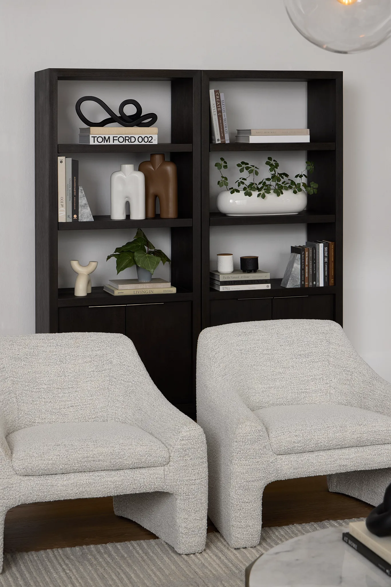 Carter Light Gray Fabric Accent Chair