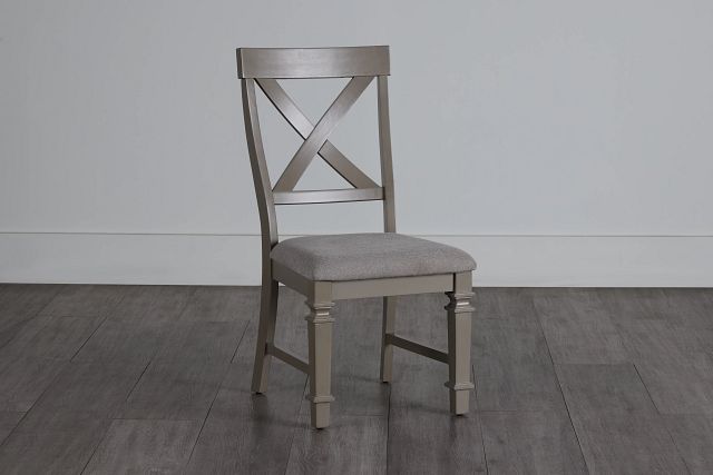 Marina2 Gray Wood Side Chair