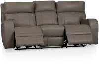 Rhett Gray Micro Power Reclining Sofa