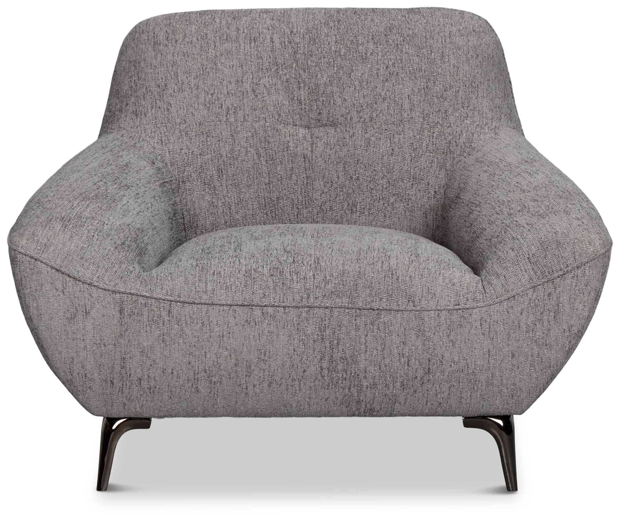 Zoey Dark Gray Fabric Chair