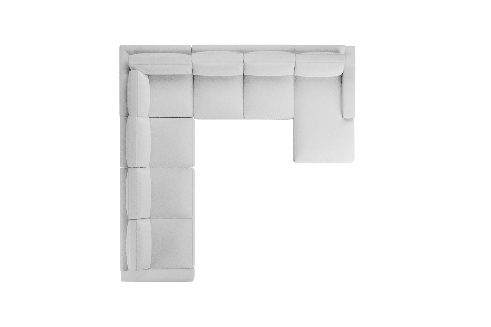 Edgewater Peyton White Large Right Chaise Sectional Edgewater Peyton White Large Right Chaise Sectional