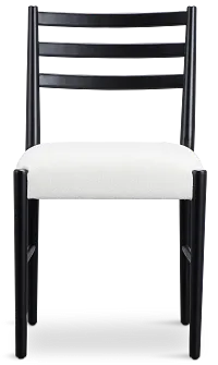 Stockton Black Upholstered Side Chair