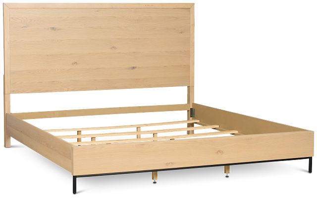 Highland Light Tone Panel Bed
