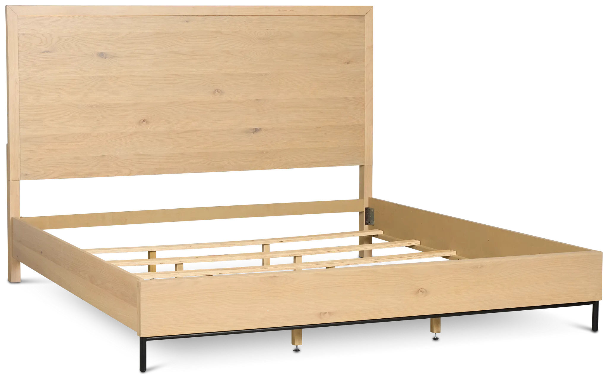 Highland Light Tone Panel Bed