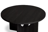 Lyndie Black Round Coffee Table