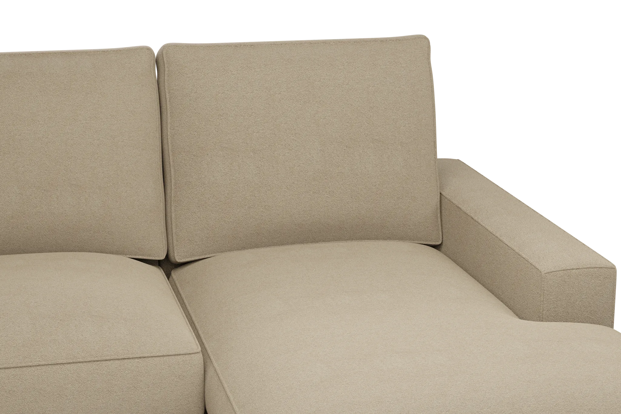 Edgewater Elite Taupe Medium Right Chaise Sectional