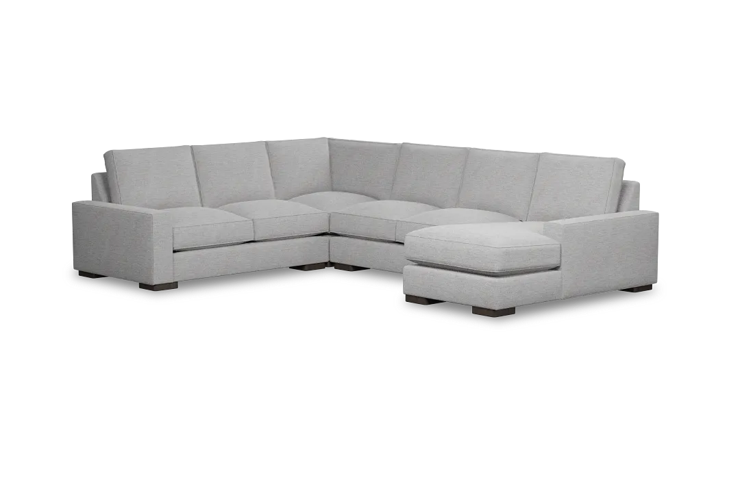 Edgewater Maguire Gray Medium Right Chaise Sectional