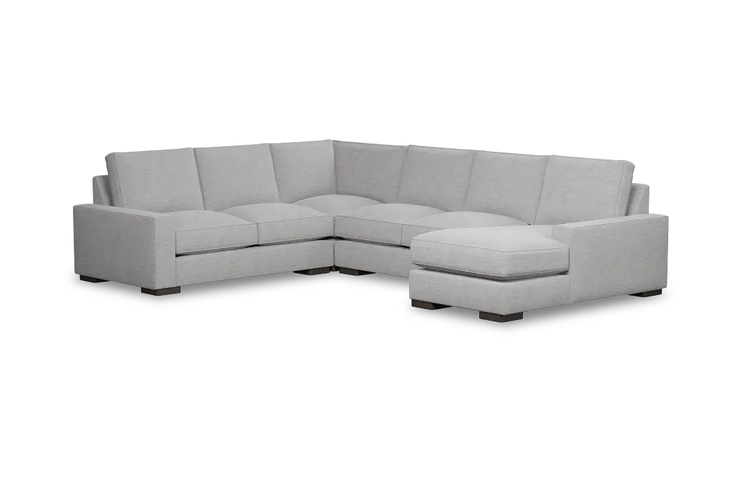 Edgewater Maguire Gray Medium Right Chaise Sectional Edgewater Maguire Gray Medium Right Chaise Sectional