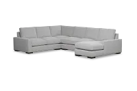 Edgewater Maguire Gray Medium Right Chaise Sectional