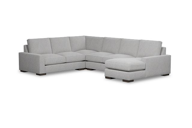 Edgewater Maguire Gray Medium Right Chaise Sectional