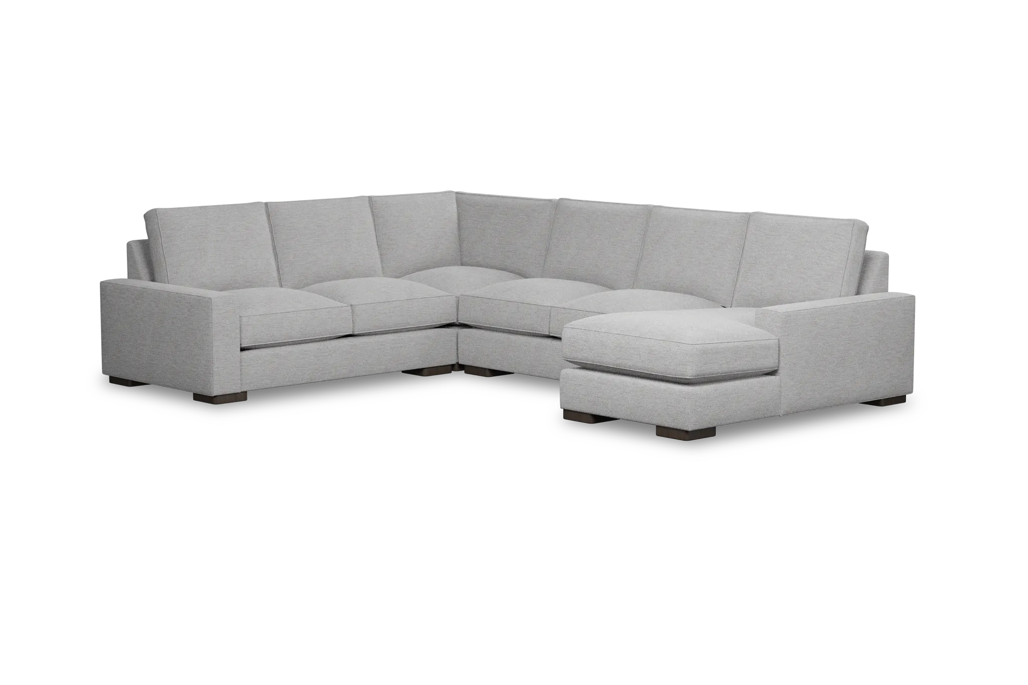 Edgewater Maguire Gray Medium Right Chaise Sectional