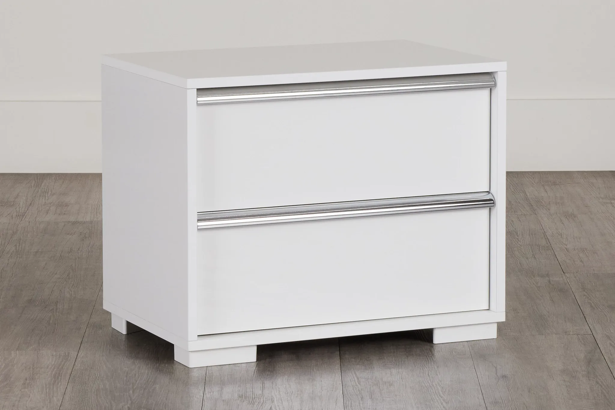 Doral White Nightstand