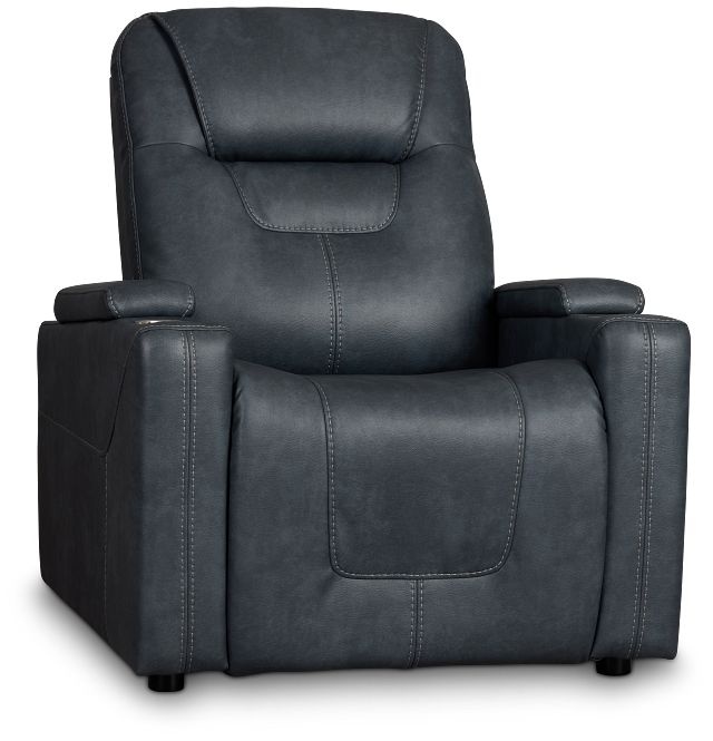 Vantage Gray Micro Power Recliner