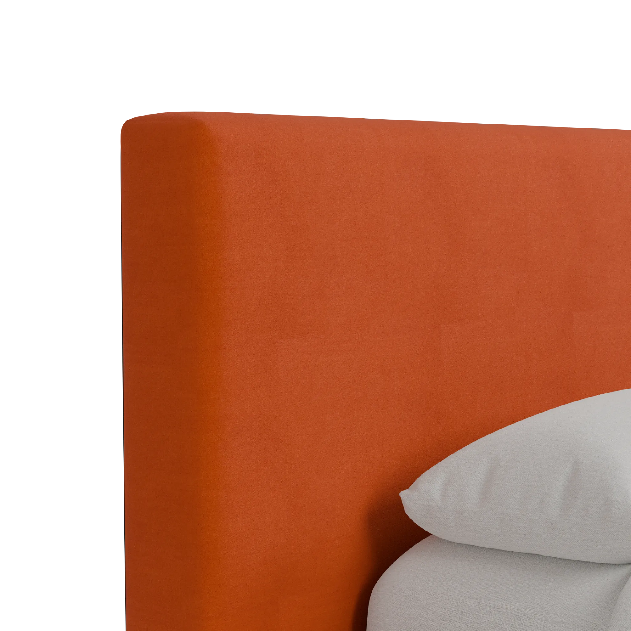 Grayton Joya Orange 44" Upholstered Platform Bed