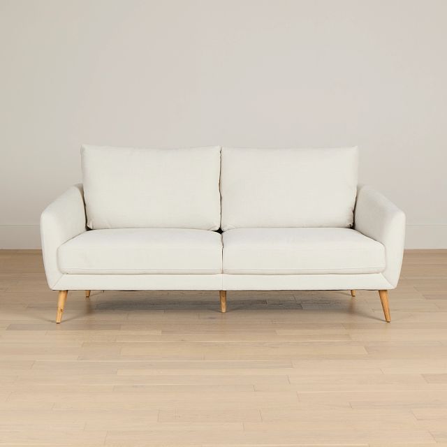 Layla Light Beige Fabric Sofa