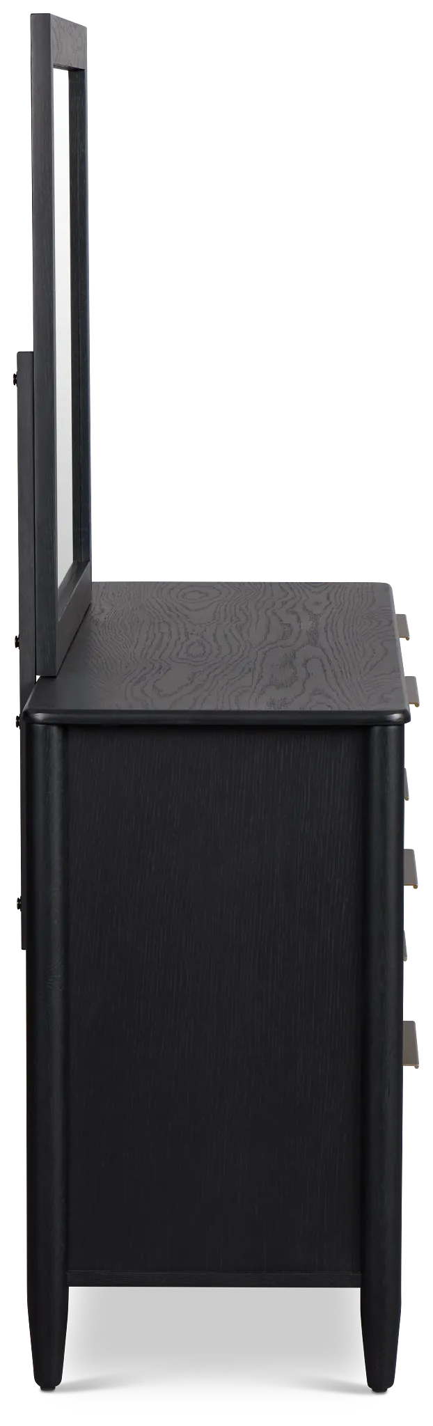 Stockton Black Dresser & Mirror