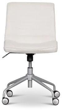 Gwen Light Gray Upholstered Desk Chair