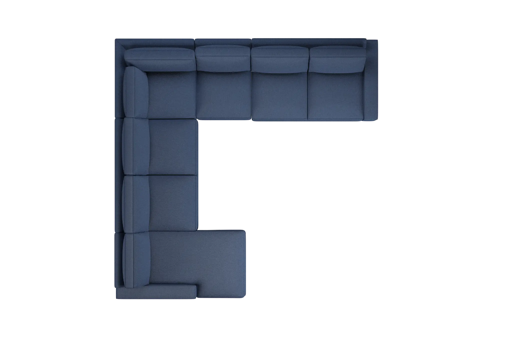 Edgewater Revenue Dark Blue Large Left Chaise Sectional Edgewater Revenue Dark Blue Large Left Chaise Sectional