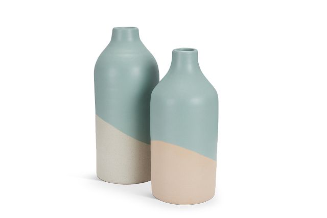Harlow Green Medium Vase
