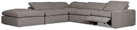Drift Dark Gray Fabric Medium Left Bumper Power Sectional