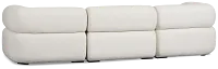 Celeste Light Beige Fabric 4-piece Chaise Sectional