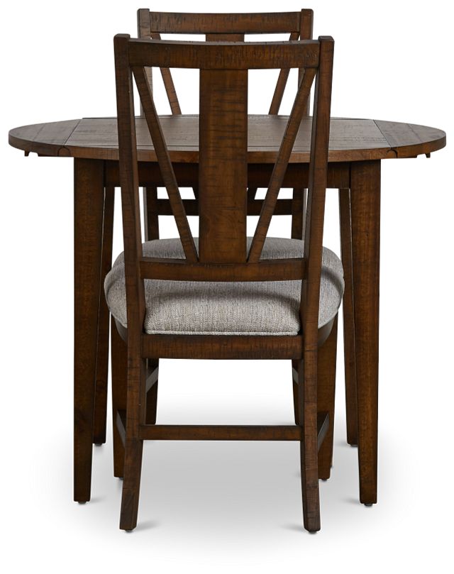 Heron Cove Mid Tone 38" Table & 2 Chairs (2)