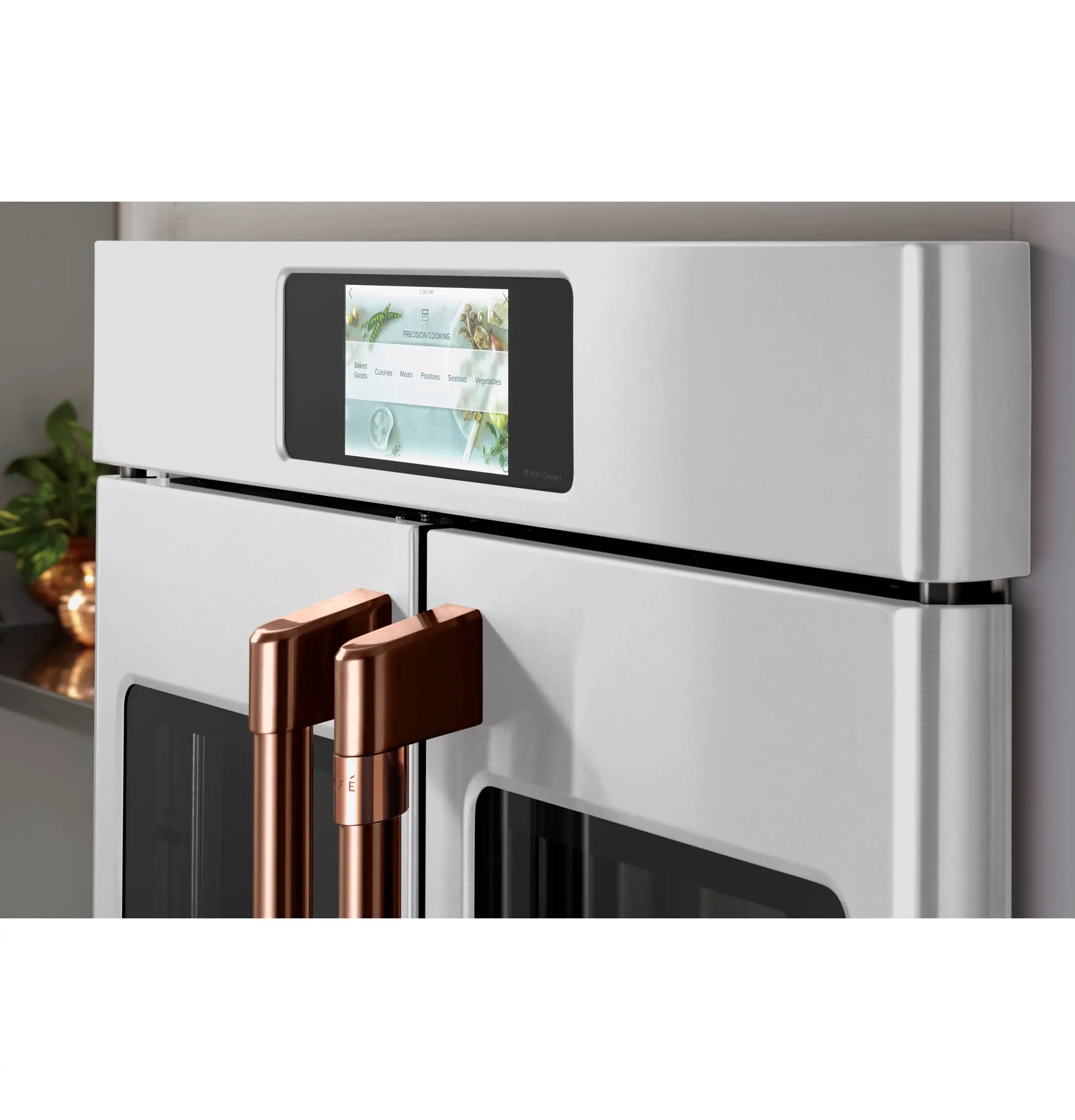 Cafe 90 Series White 30" Single Electric Oven