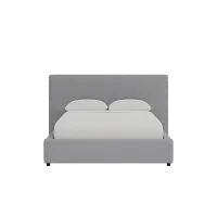 Grayton Delray Light Gray 44" Upholstered Platform Bed