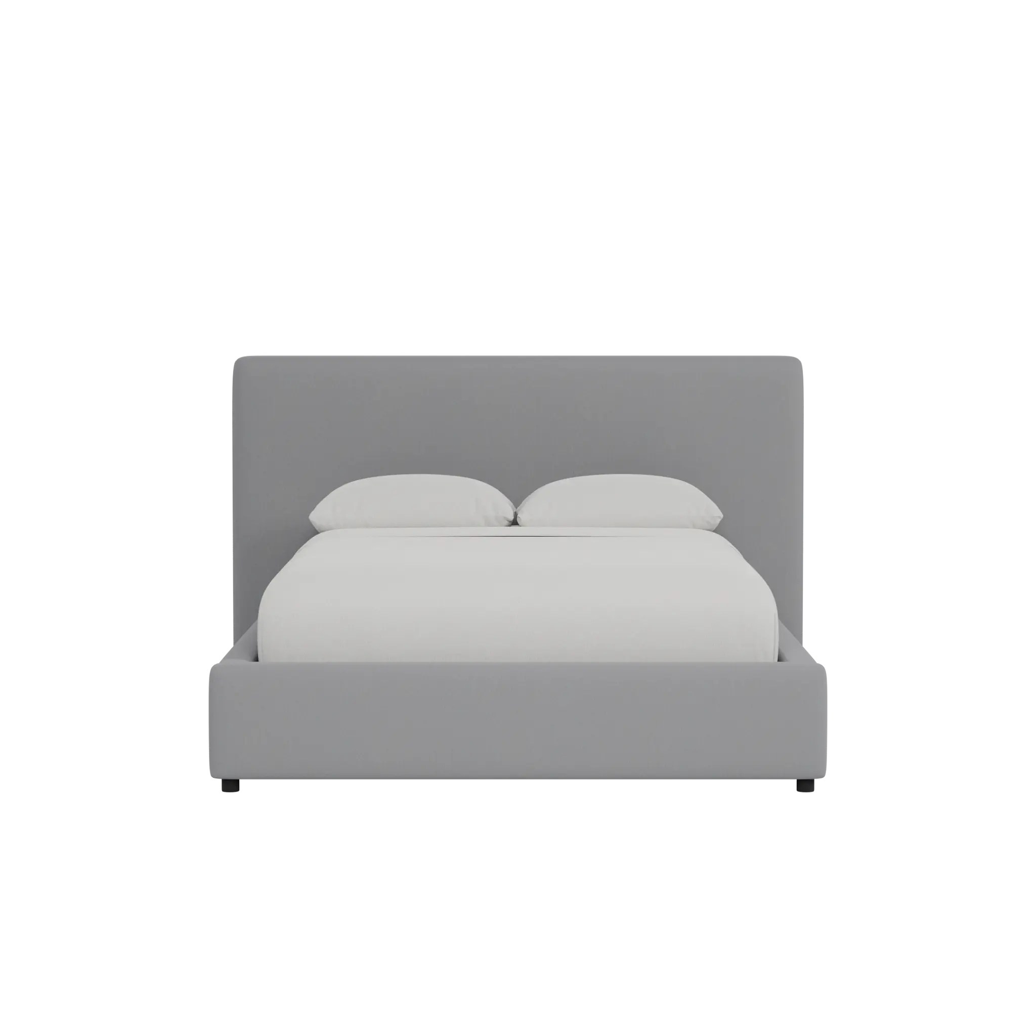Grayton Delray Light Gray 44" Upholstered Platform Bed Grayton Delray Light Gray 44" Upholstered Platform Bed