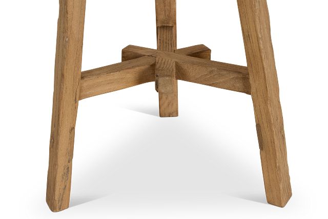Nash Light Tone Round Stool