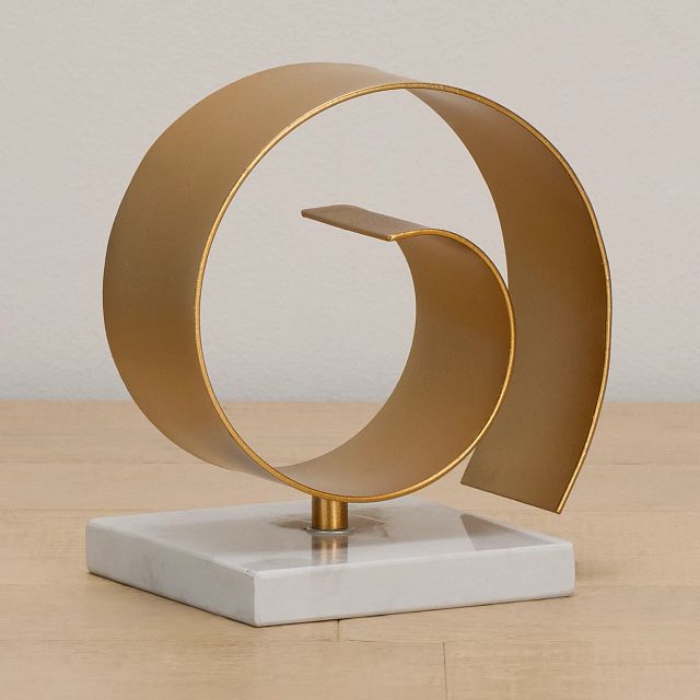 Gavin Gold Marble Sculpture