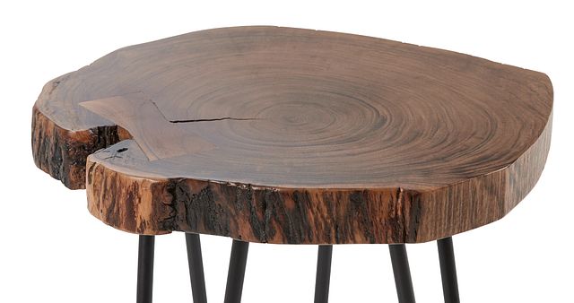 Edie Wood Accent Table