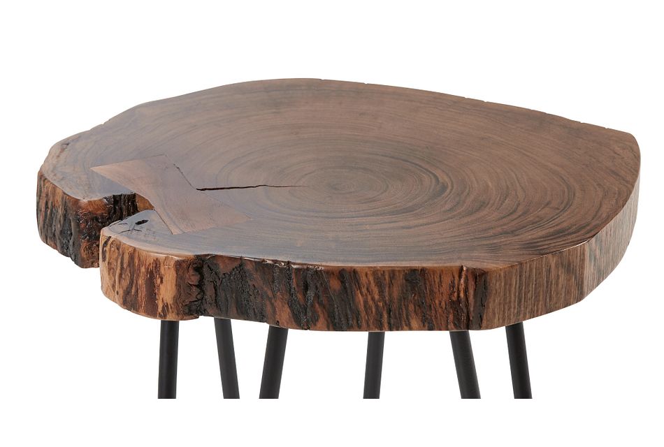 Edie Wood Accent Table