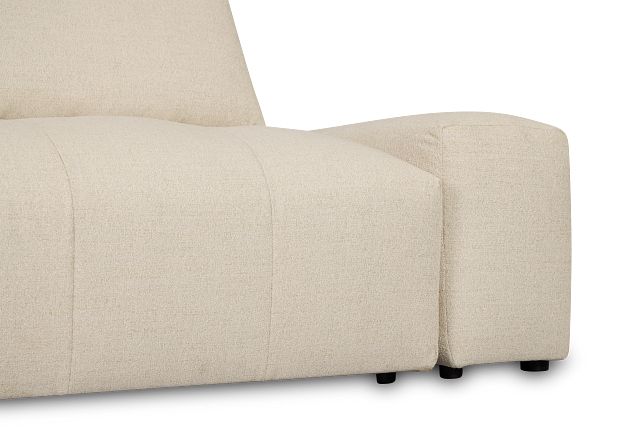 Remi Light Beige Fabric 2-piece Modular Sofa
