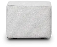 Zeta Light Blue Accent Pouf